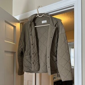 Z Supply Quilted Jacket in green